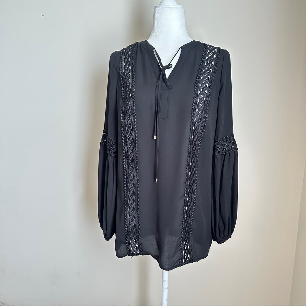 👉 Wallis Satin Blouse Black – UK 10 | US 6 | EUR 38
